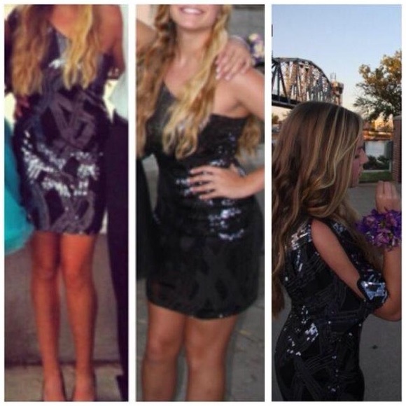 Cute black sequin dress✨ - Picture 4 of 8